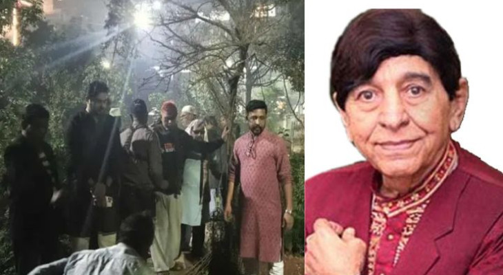 উত্তরায় ইলিয়াস জাভেদের দাফন সম্পন্ন